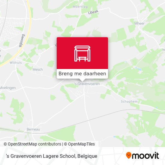 's Gravenvoeren Lagere School kaart