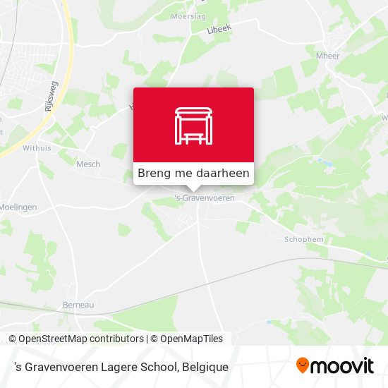 's Gravenvoeren Lagere School kaart