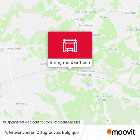 's Gravenvoeren Ottegraeven kaart