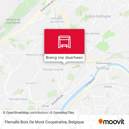 Flemalle Bois De Mont Coopérative kaart