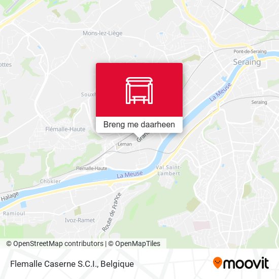 Flemalle Caserne S.C.I. kaart
