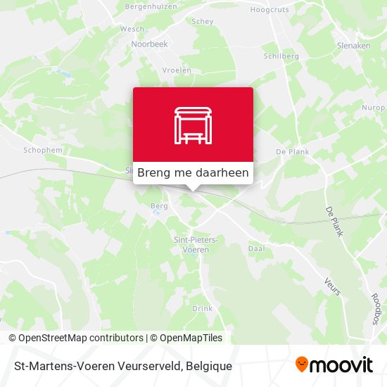 St-Martens-Voeren Veurserveld kaart
