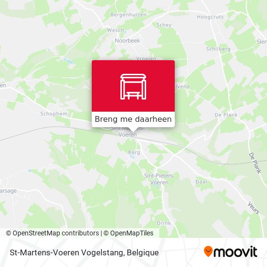 St-Martens-Voeren Vogelstang kaart