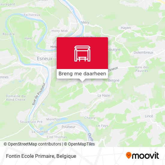 Fontin Ecole Primaire kaart