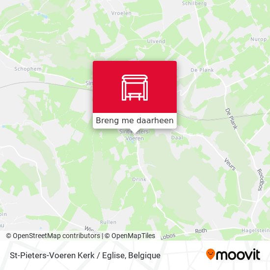 St-Pieters-Voeren Kerk / Eglise kaart