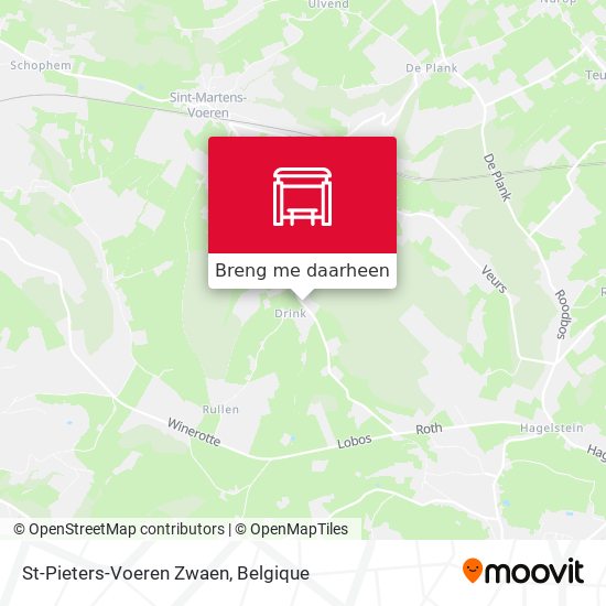 St-Pieters-Voeren Zwaen kaart