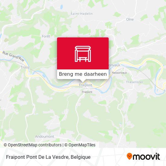 Fraipont Pont De La Vesdre kaart