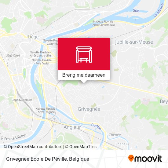 Grivegnee Ecole De Péville kaart