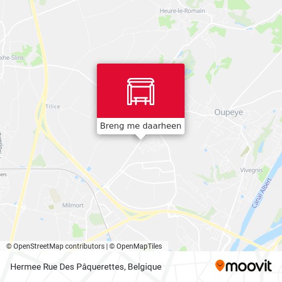 Hermee Rue Des Pâquerettes kaart