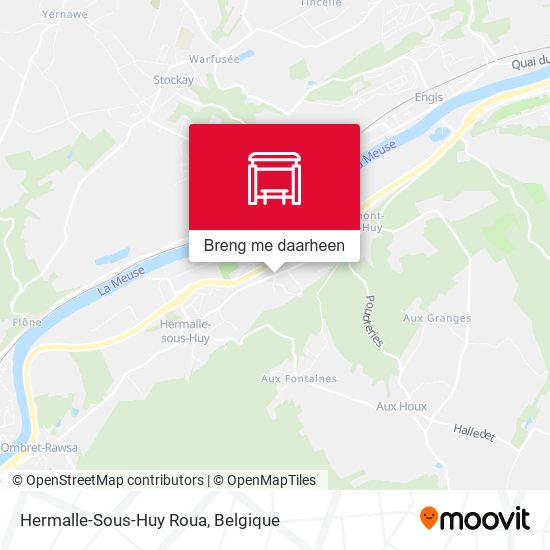 Hermalle-Sous-Huy Roua kaart