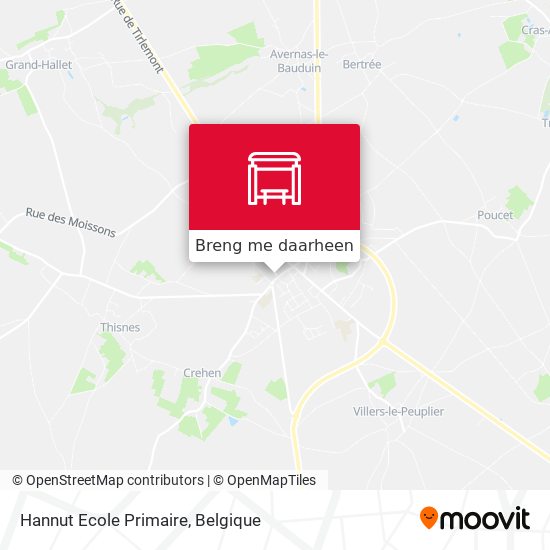 Hannut Ecole Primaire kaart