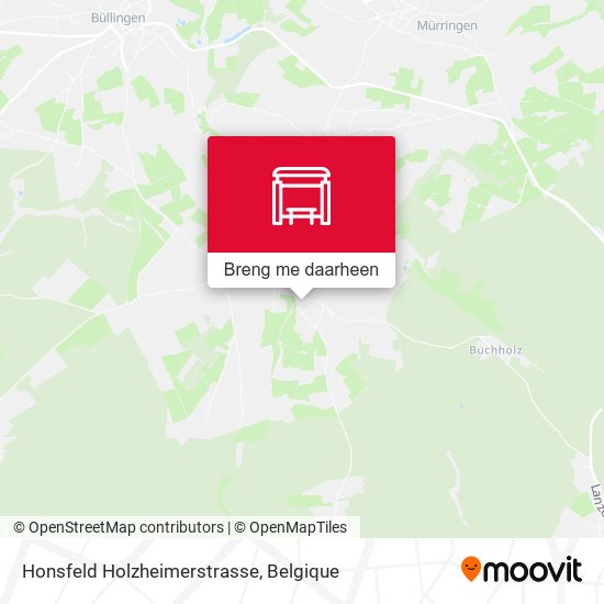 Honsfeld Holzheimerstrasse kaart