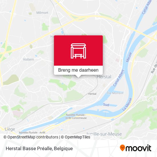 Herstal Basse Préalle kaart