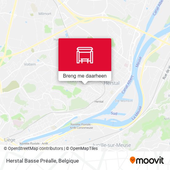 Herstal Basse Préalle kaart