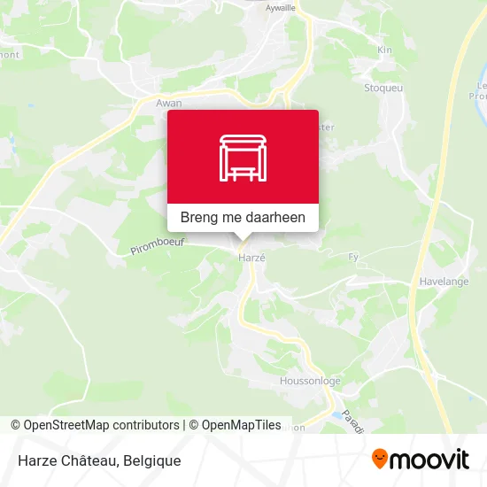 Harze Château kaart