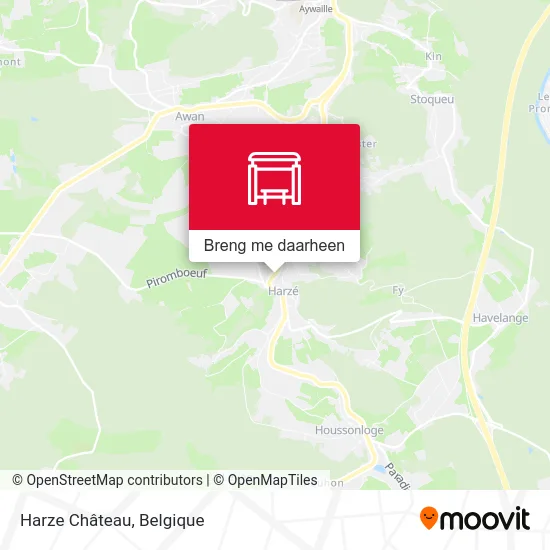 Harze Château kaart