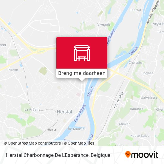 Herstal Charbonnage De L'Espérance kaart