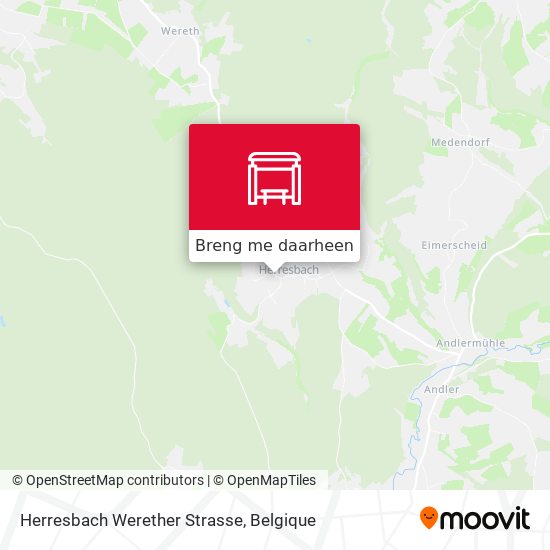 Herresbach Werether Strasse kaart