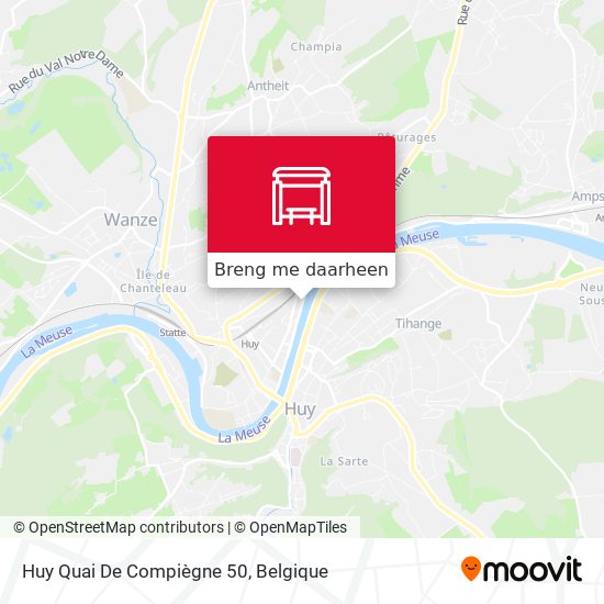 Huy Quai De Compiègne 50 kaart