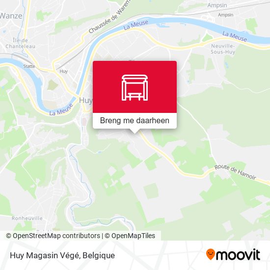 Huy Magasin Végé kaart