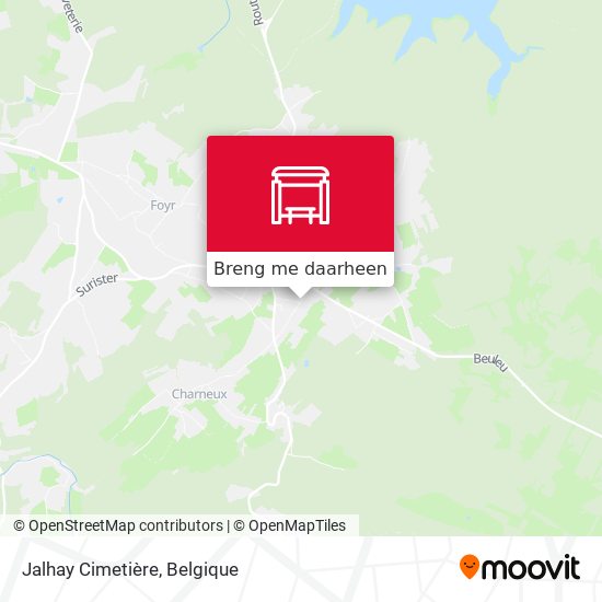 Jalhay Cimetière kaart