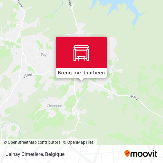 Jalhay Cimetière kaart
