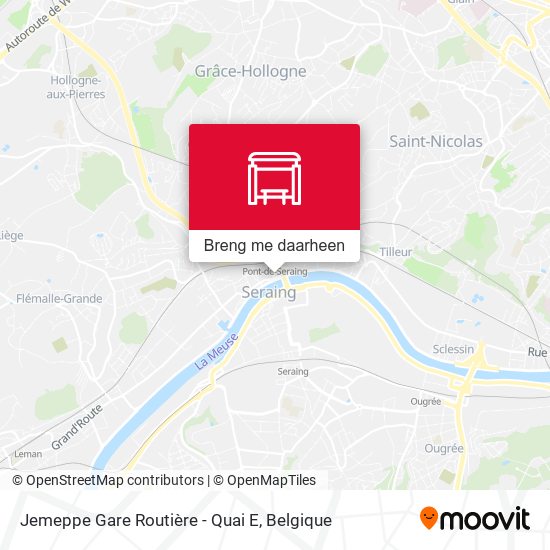 Jemeppe Gare Routière - Quai E kaart