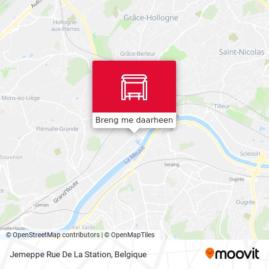 Jemeppe Rue De La Station kaart