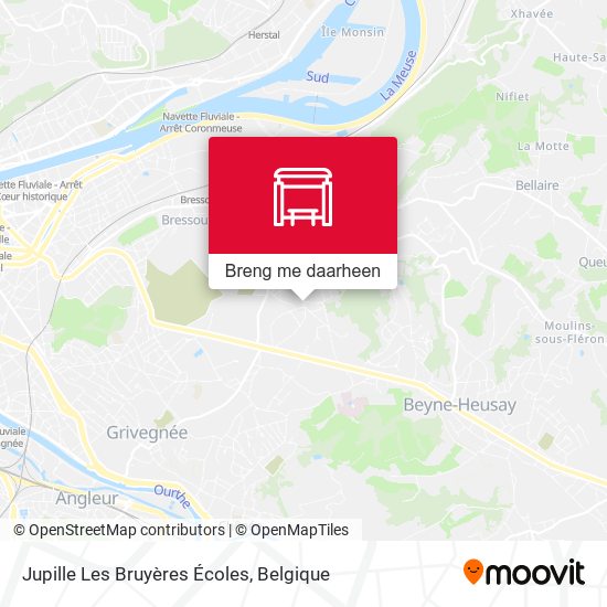 Jupille Les Bruyères Écoles kaart