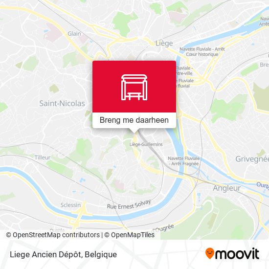 Liege Ancien Dépôt kaart