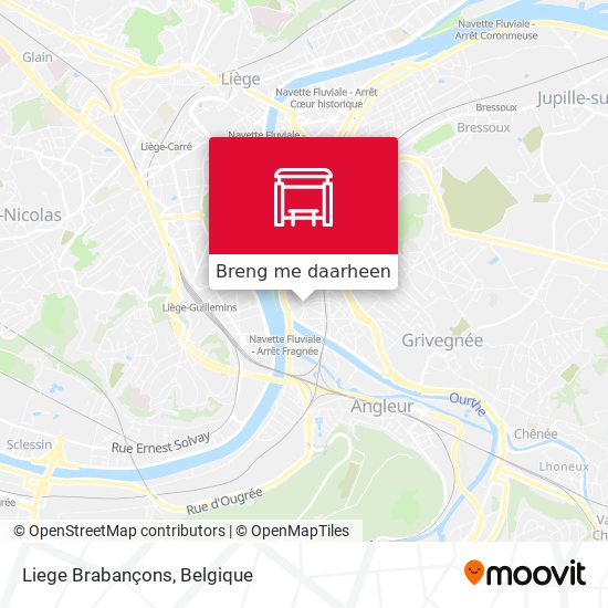 Liege Brabançons kaart