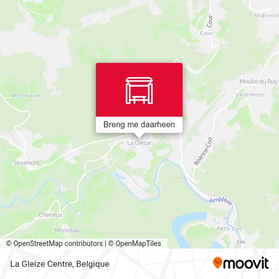 La Gleize Centre kaart