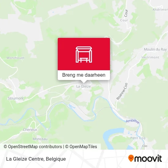 La Gleize Centre kaart