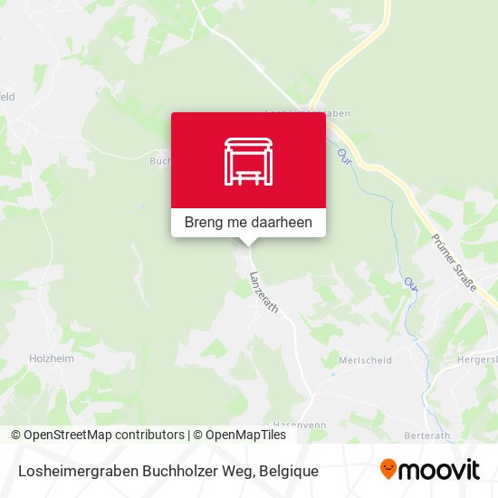 Losheimergraben Buchholzer Weg kaart