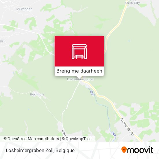 Losheimergraben Zoll kaart