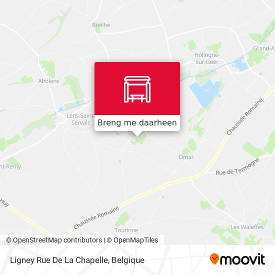 Ligney Rue De La Chapelle kaart