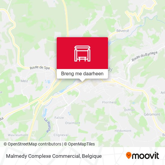 Malmedy Complexe Commercial kaart