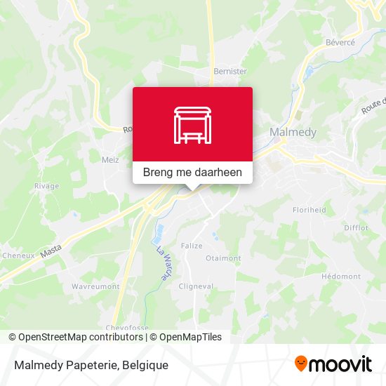 Malmedy Papeterie kaart