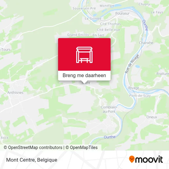 Mont Centre kaart