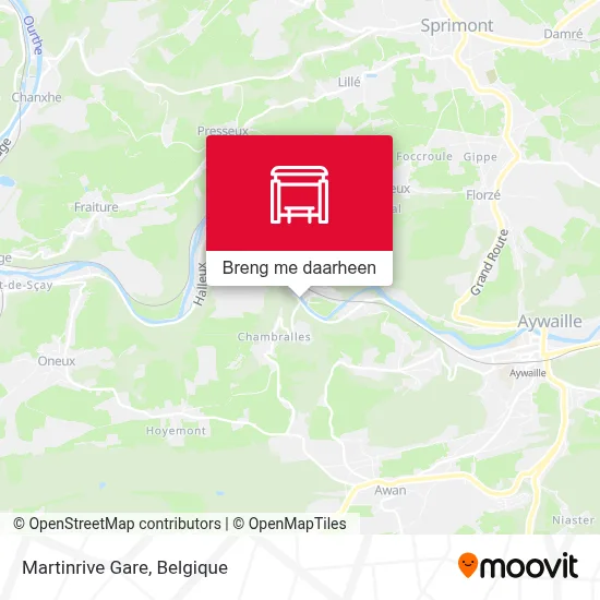 Martinrive Gare kaart