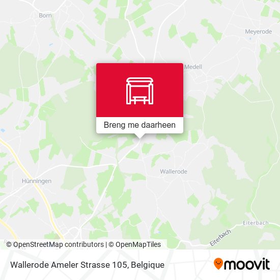 Wallerode Ameler Strasse 105 kaart