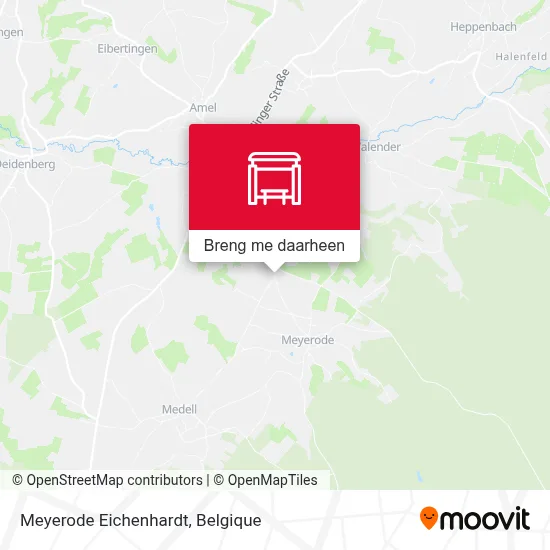 Meyerode Eichenhardt kaart