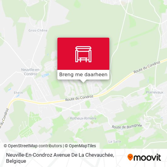 Neuville-En-Condroz Avenue De La Chevauchée kaart