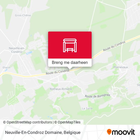 Neuville-En-Condroz Domaine kaart