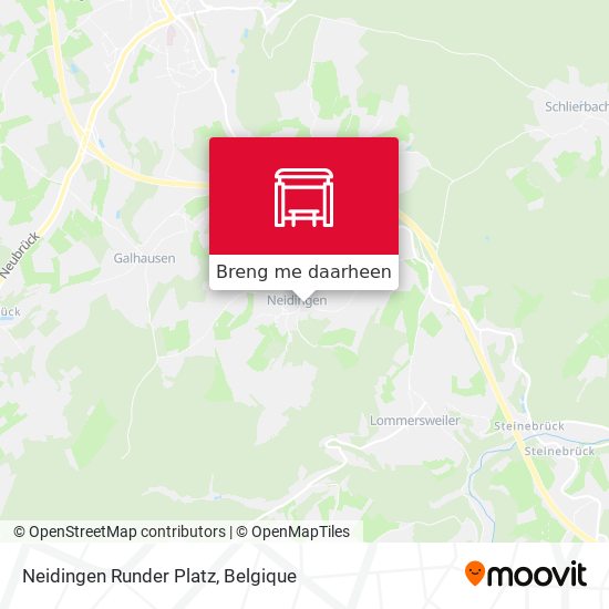 Neidingen Runder Platz kaart