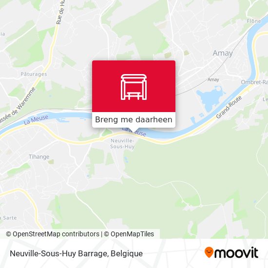 Neuville-Sous-Huy Barrage kaart