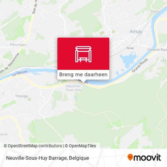 Neuville-Sous-Huy Barrage kaart