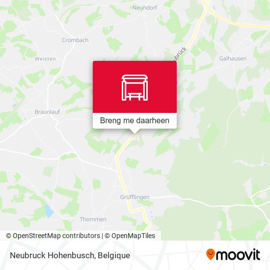 Neubruck Hohenbusch kaart