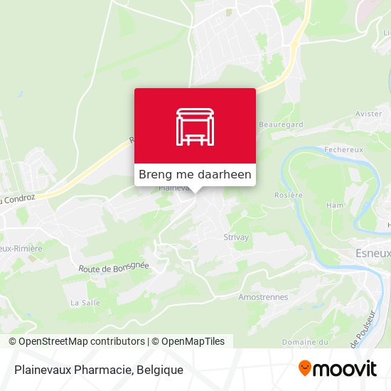 Plainevaux Pharmacie kaart
