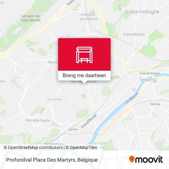 Profondval Place Des Martyrs kaart
